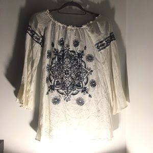 Coco + Jaimeson off the shoulder dress